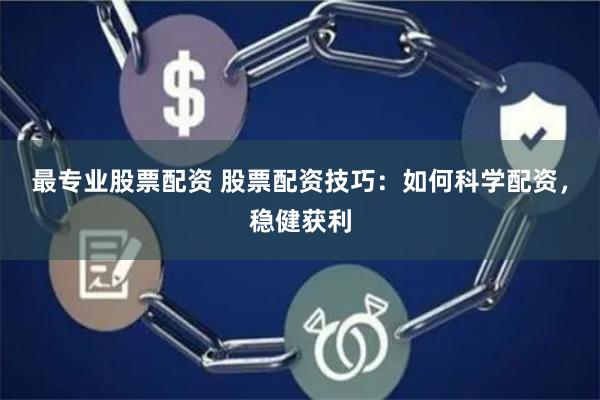 最专业股票配资 股票配资技巧：如何科学配资，稳健获利